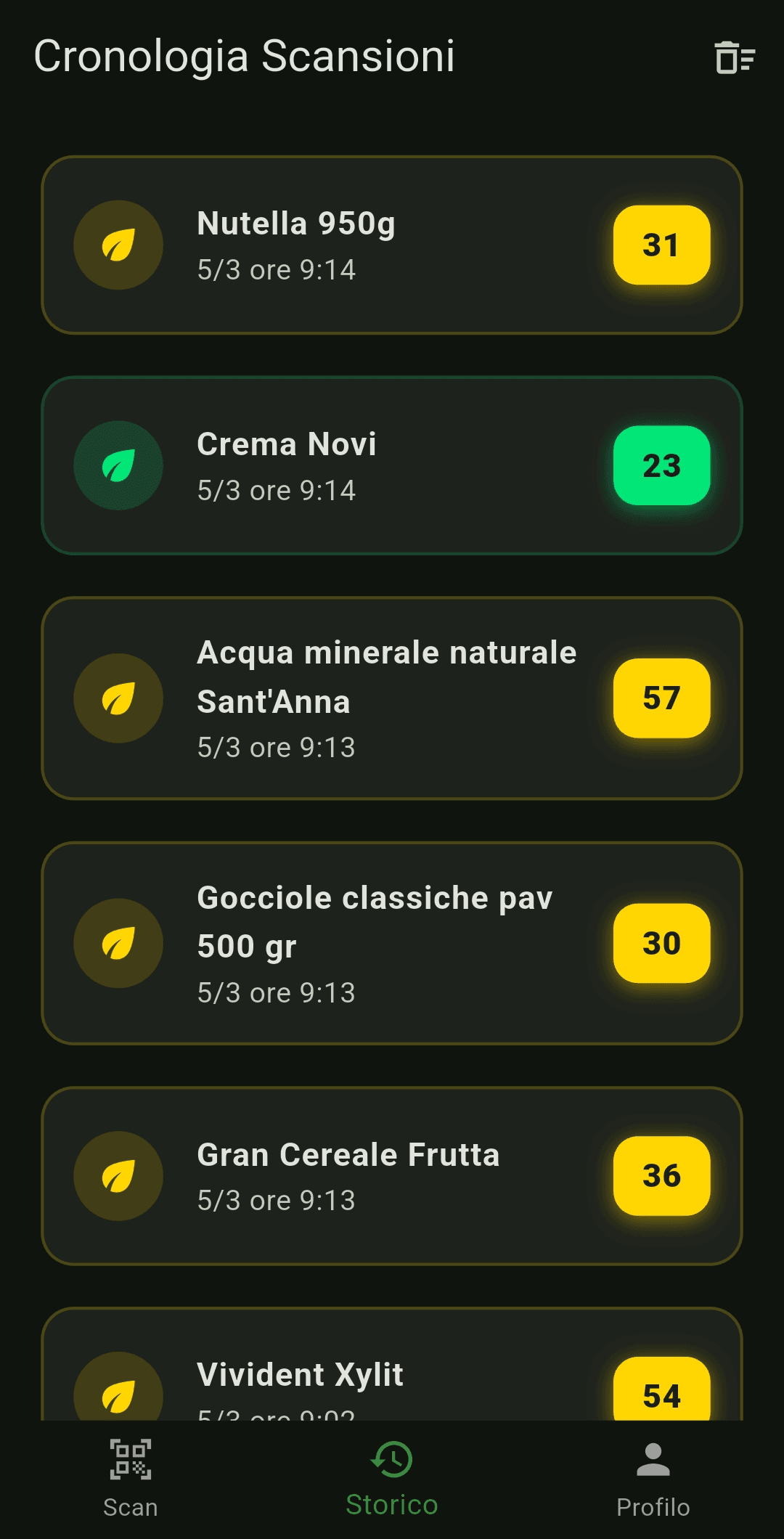 Screenshot 3 dell'applicazione BuyGreen